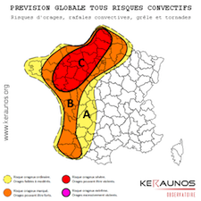 Keraunos Gewitter Forecast